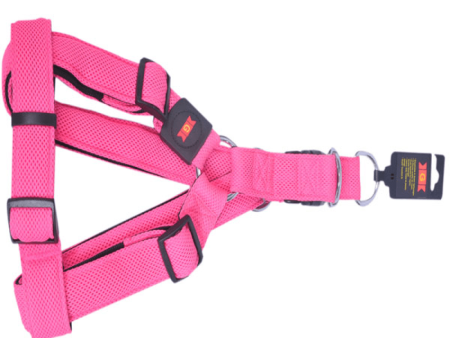 Glenand Nylon Mesh Adjustable Harness for Dogs (Pink) Online now