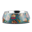 Pet Vogue Ice Cream and Muffins Pattern Colourful Bowl for Dogs and Cats For Discount