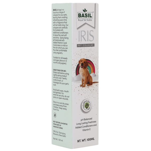 Basil Iris Cologne Spray for Dogs and Cats Online