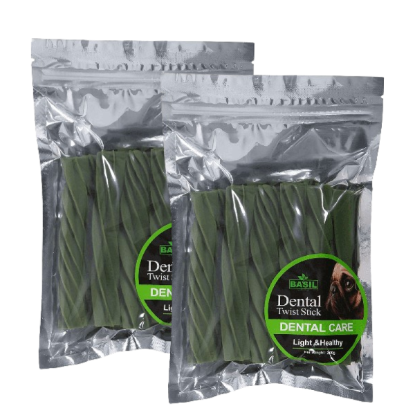 Basil Dental Care Stick Chew Dog Treats For Discount