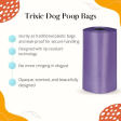 Trixie Lavender Scented Poop Bags for Dogs (Purple) Hot on Sale