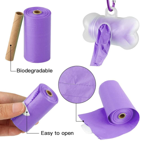 Trixie Lavender Scented Poop Bags for Dogs (Purple) Hot on Sale