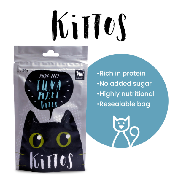 Kittos Purr fect Tuna Filet Bites Cat Treats Online Hot Sale