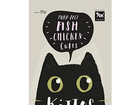 Kittos Purr fect Fish Chicken Cubes Cat Treats Fashion