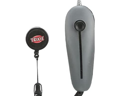 Trixie Target Stick with Clicker Button Retractable Toy for Dogs and Cats (Grey) Online Hot Sale