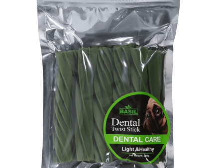 Basil Dental Care Stick Chew Dog Treats For Discount