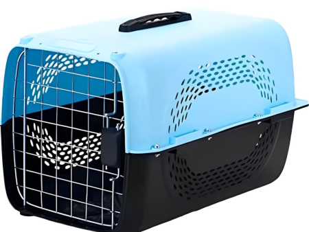 Pet Vogue Carrier for Dogs and Cats (Blue & Black) For Discount