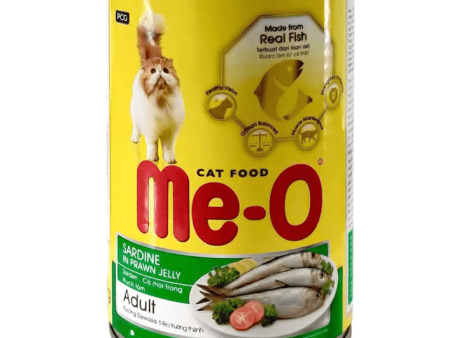 Me O Sardine in Prawn Jelly Canned Adult Cat Wet Food Online now