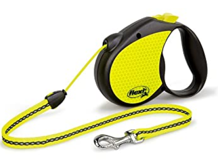 Trixie Flexi New Neon Retractable Leash for Dogs and Cats (Yellow) Online now