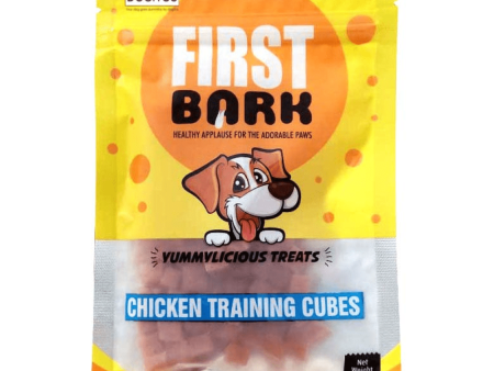 First Bark Chicken Training Cubes Dog Treat Supply