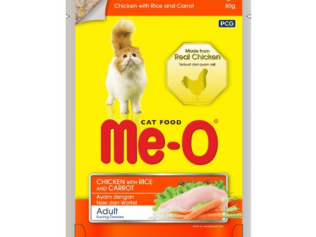 Me O Chicken with Rice & Carrot Adult Cat Wet Food For Cheap