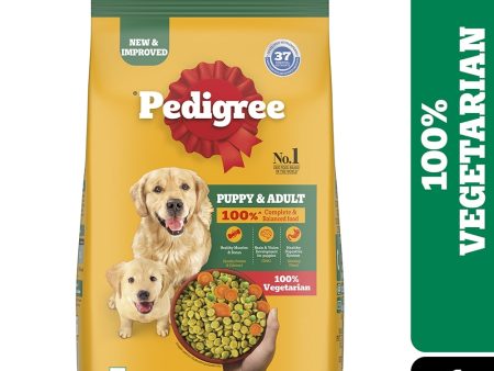 Pedigree 100% Vegetarian Puppy and Adult Veg Dog Dry Food For Discount