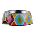 Basil Ikkat Print Melamine Bowl for Dogs and Cats Discount