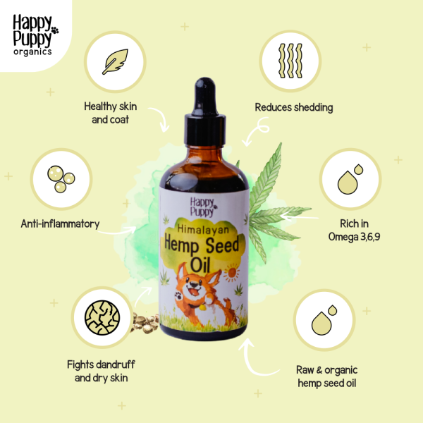 Happy Puppy Organic Hemp Oil for Dogs and Cats Online Hot Sale