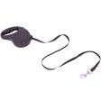 Emily Pets Automatic Retractable Leash for Dogs and Cats (Black) Fashion