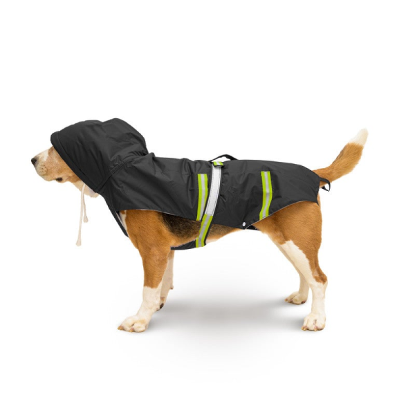 PetWale Reflective Raincoat for Dogs (Black) Online Sale