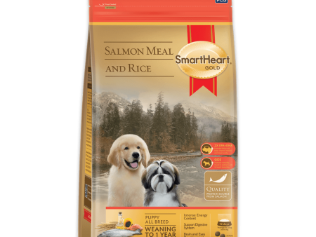 SmartHeart Gold Salmon Meal & Rice Puppy Dry Food For Discount