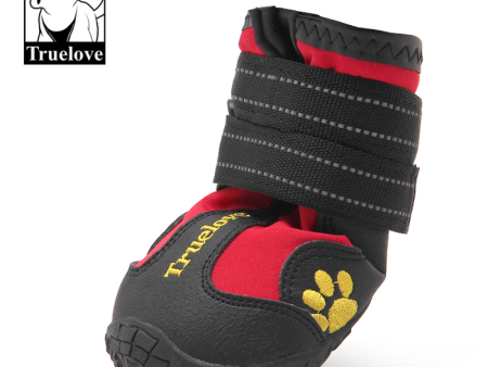 Truelove Waterproof Pet Boots for Dogs (Red, Set of 4) Online