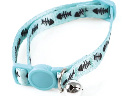 M Pets Zany Eco Collar for Cats (Blue) For Cheap