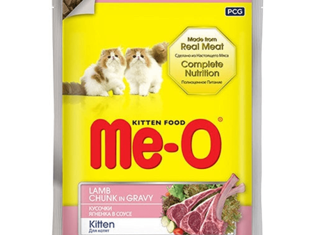 Me O Lamb Chunk in Gravy Kitten Wet Food Online Sale