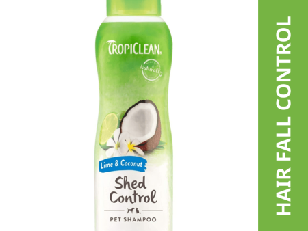 Tropiclean Lime & Coconut Shed Control Shampoo for Dogs and Cats Fashion