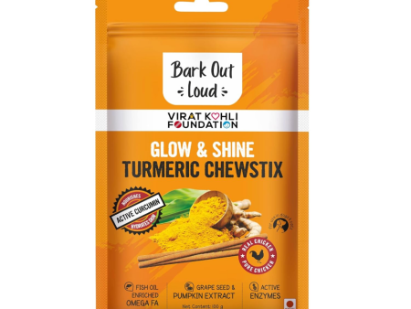 Bark Out Loud Glow and Shine Turmeric Chew Stix for Dogs and Cats For Discount