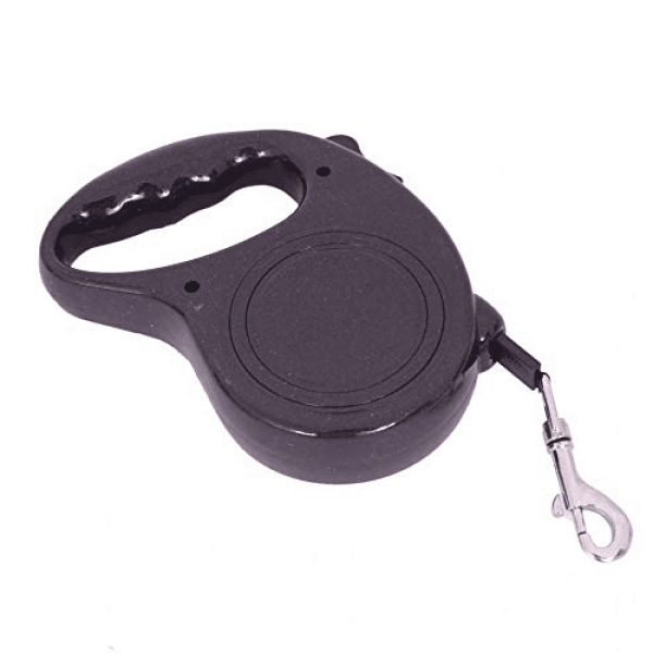 Emily Pets Automatic Retractable Leash for Dogs and Cats (Black) Fashion