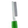 Basil One Sided Flea Comb (Green) For Cheap