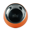 Basil Solid Color Melamine Bowl for Dogs and Cats (Orange) Online