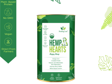 Healing Leaf Hemp Hearts for Dogs and Cats on Sale