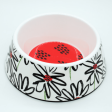 Peetara Flower Designer Melamine Bowl for Dogs and Cats Online Hot Sale