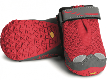 Ruffwear Grip Trex Shoes for Dogs (Red Currant Set of Two) on Sale