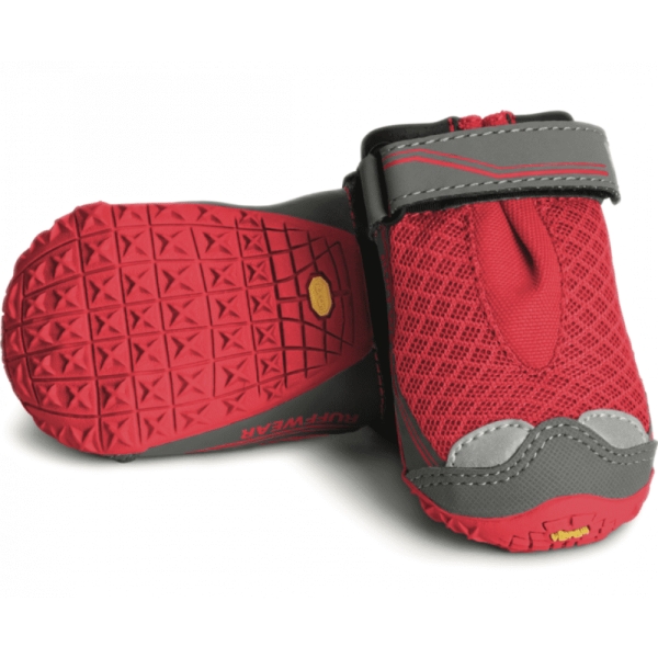 Ruffwear Grip Trex Shoes for Dogs (Red Currant Set of Two) on Sale