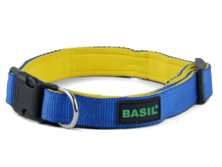 Basil Nylon Padded Collar for Dogs (Blue) Online Sale