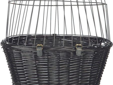 Trixie Front Bicycle Basket for Dogs and Cats (Black) Cheap