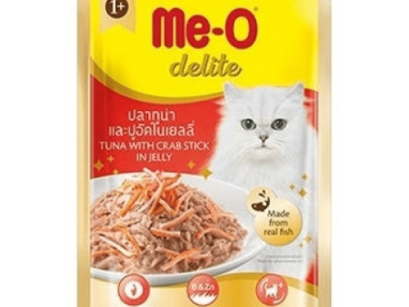 Me O Delite Tuna with Crab Sticks in Jelly Cat Wet Food For Cheap