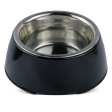 Basil Solid Color Melamine Bowl for Dogs and Cats (Black) Sale