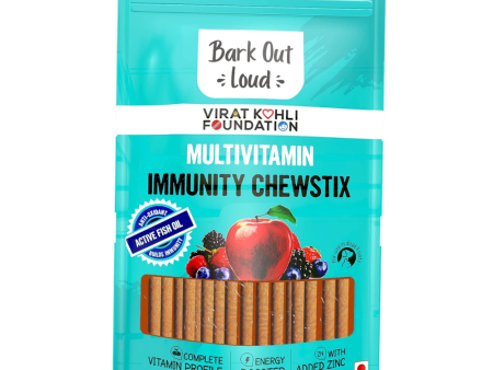 Bark Out Loud Immunity Multi Vitamin Chew Stix for Dogs and Cats Supply