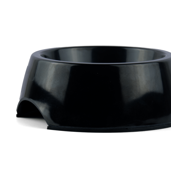 Basil Solid Color Melamine Bowl for Dogs and Cats (Black) Sale