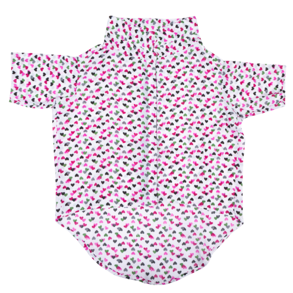 Up4pets Dreamy Hearts Cotton Shirts for Dogs (Pink) Sale