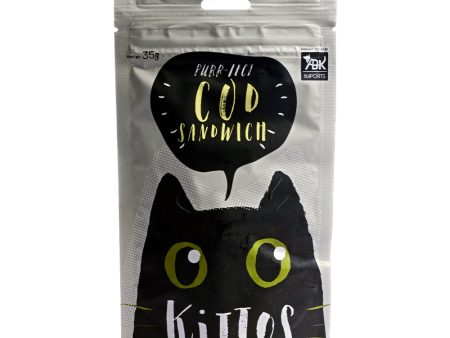 Kittos Purr Fect Cod Sandwich Cat Treat For Sale