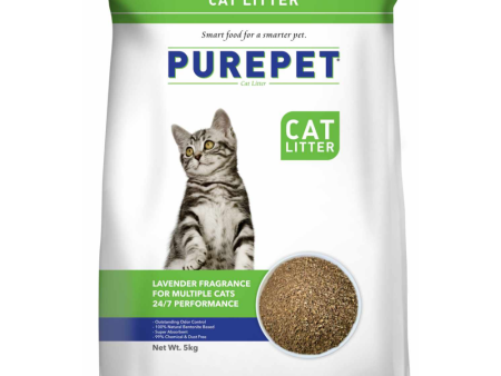 Purepet Lavender Scented Clumping Cat Litter For Discount