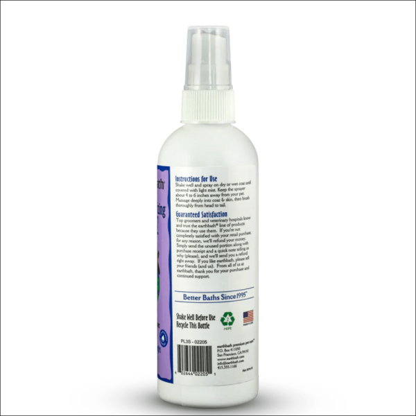 Earthbath Deodorizing Lavender Spritz for Dogs and Cats Supply