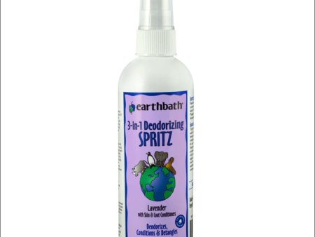 Earthbath Deodorizing Lavender Spritz for Dogs and Cats Supply