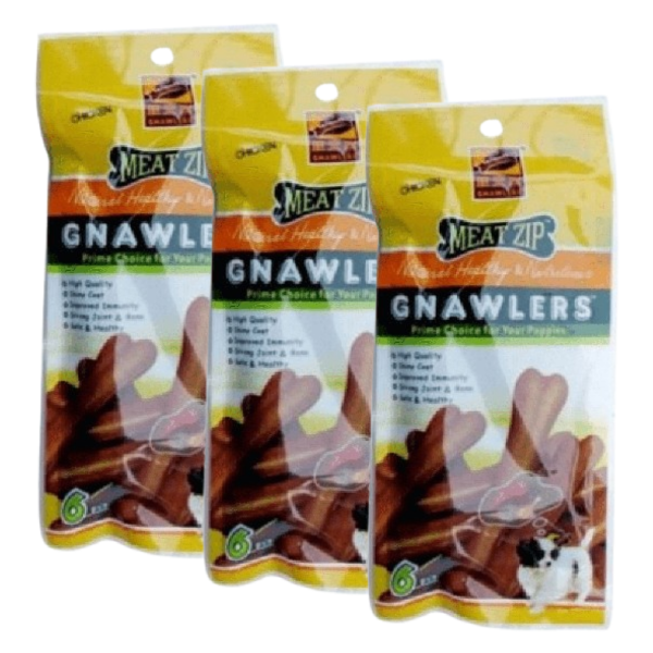 Gnawlers Meat Zip Dog Treat Cheap