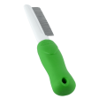 Basil One Sided Flea Comb (Green) For Cheap