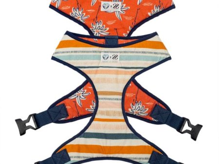 Pet And Parents Stripy Palms Reversible Harness for Dogs Online Sale