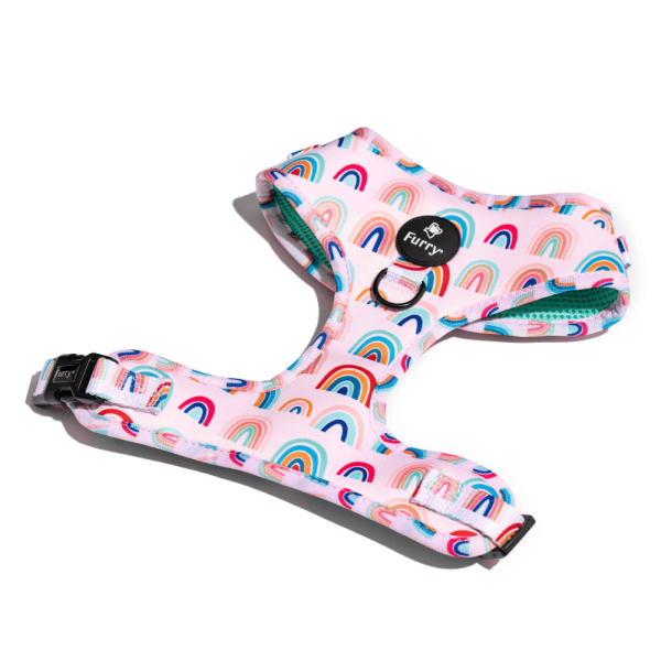 Furry & Co Raining Rainbow No Pull Harness for Dogs Online Hot Sale