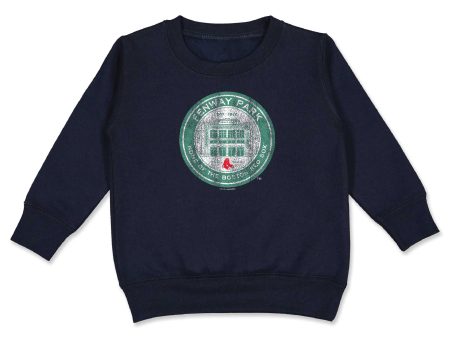 Toddler Fenway Coin Logo Crew Neck - Navy Online Sale