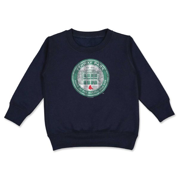 Toddler Fenway Coin Logo Crew Neck - Navy Online Sale